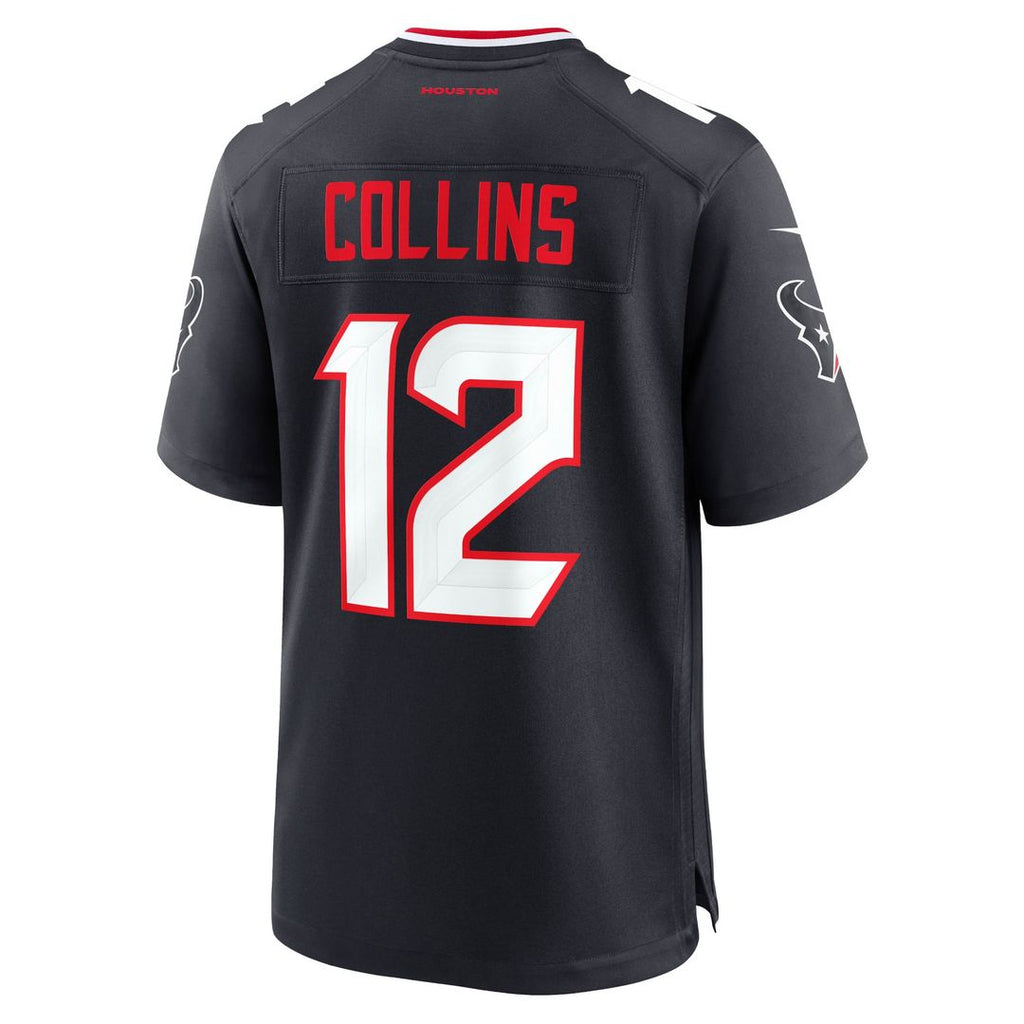 Houston Texans Nico Collins Nike Game Jersey - Navy