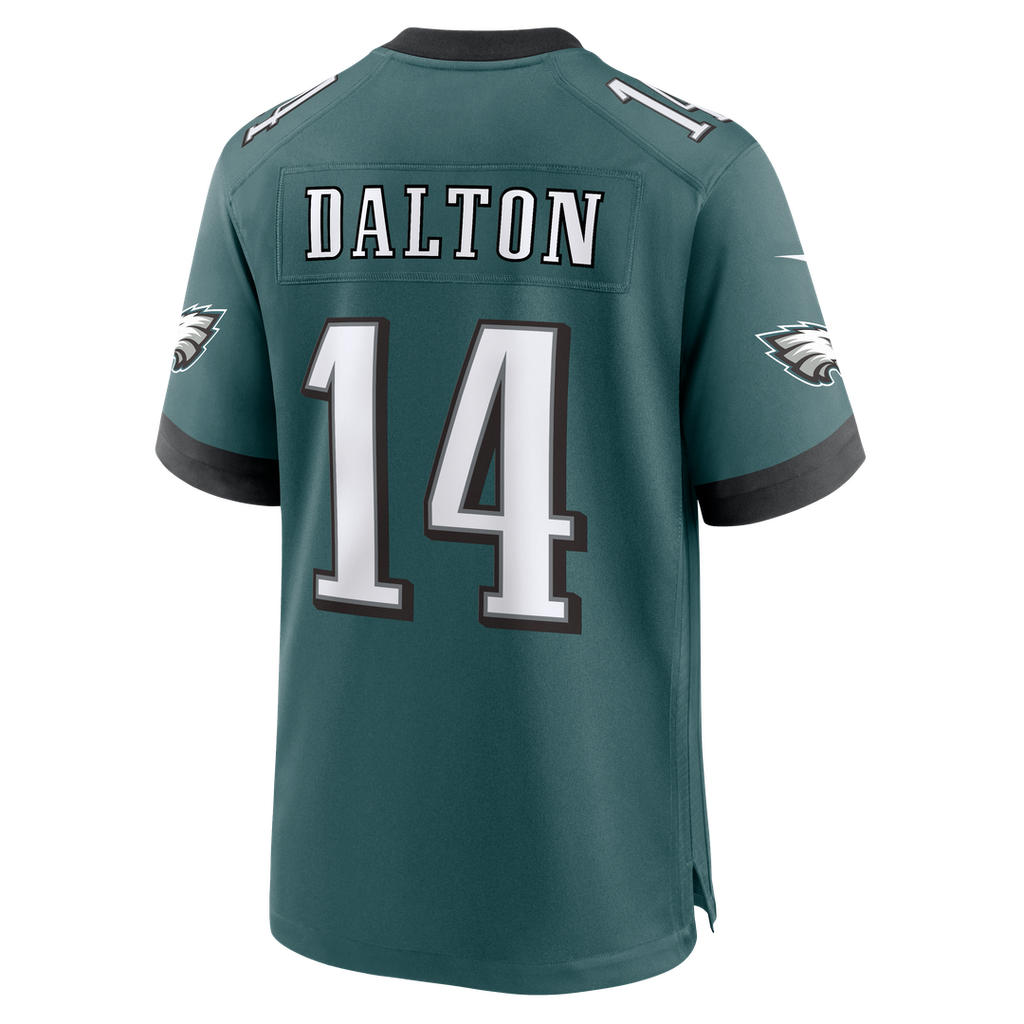 Philadelphia Eagles Andy Dalton Nike Team Game Jersey - Midnight Green