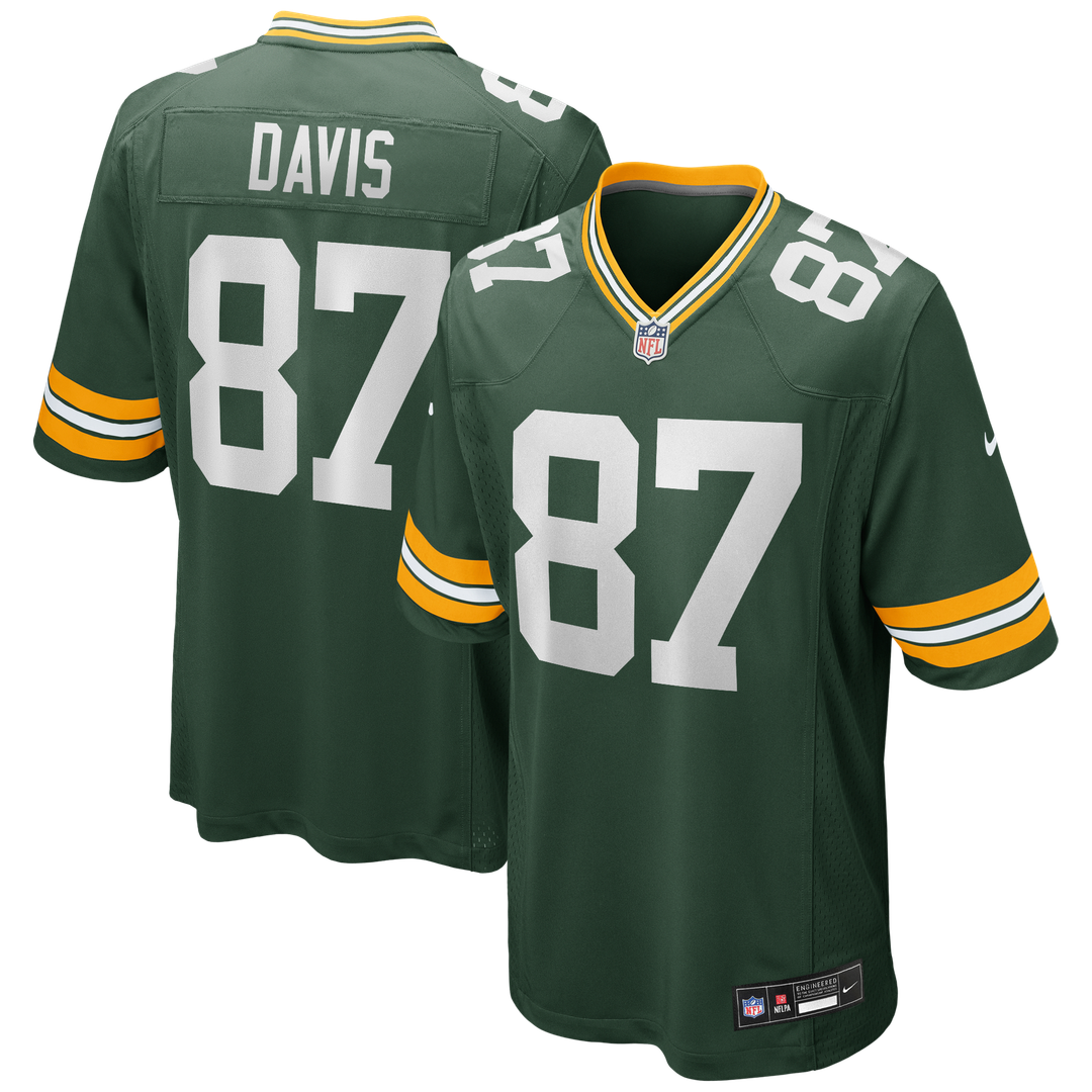 Green Bay Packers Willie Davis Nike Game Retired Player Jersey - Green