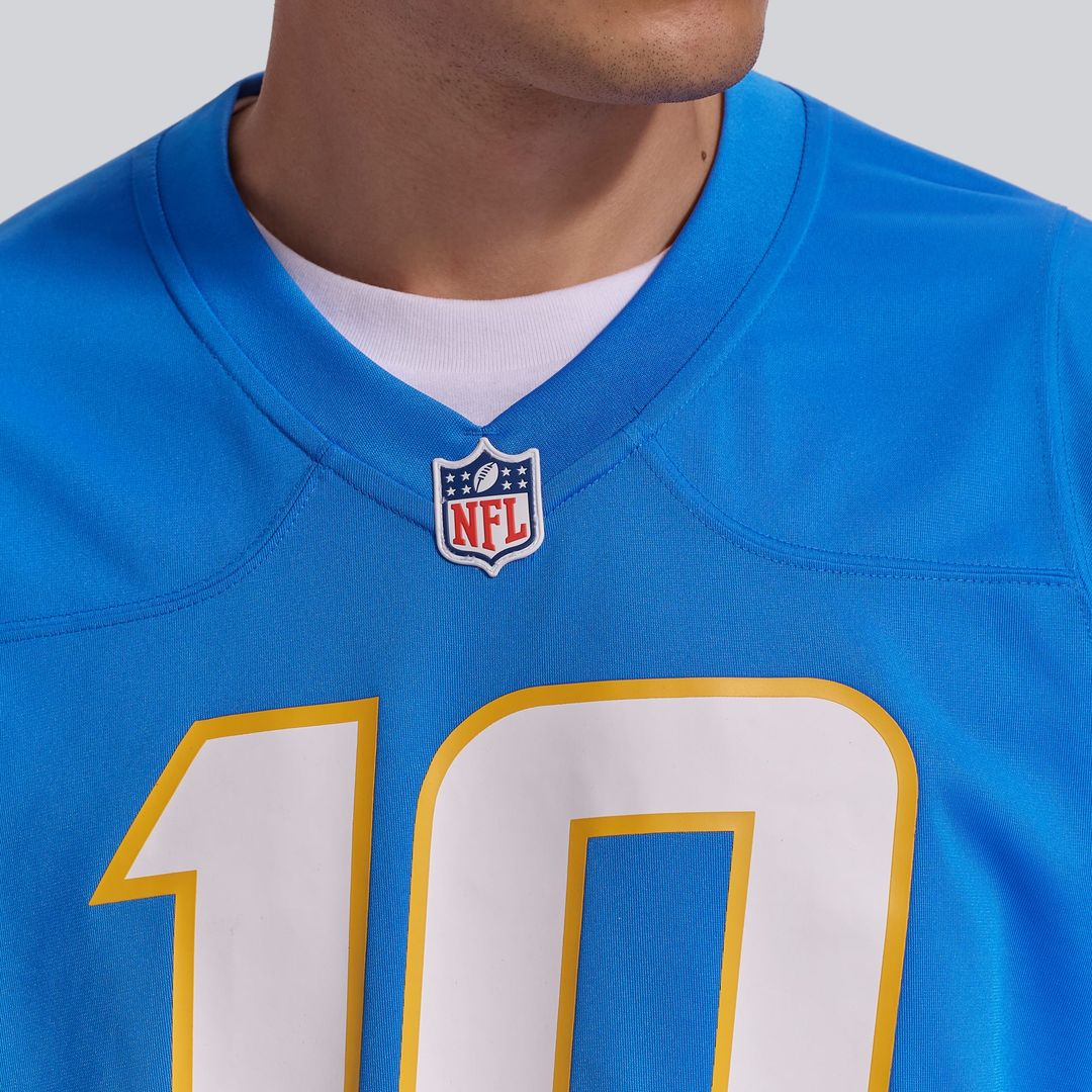 Los Angeles Chargers Justin Herbert Nike Alternate Charger Power Game Player Jersey - Gold