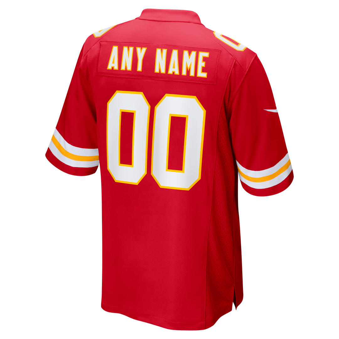 Kansas City Chiefs Nike Custom Game Jersey - Red