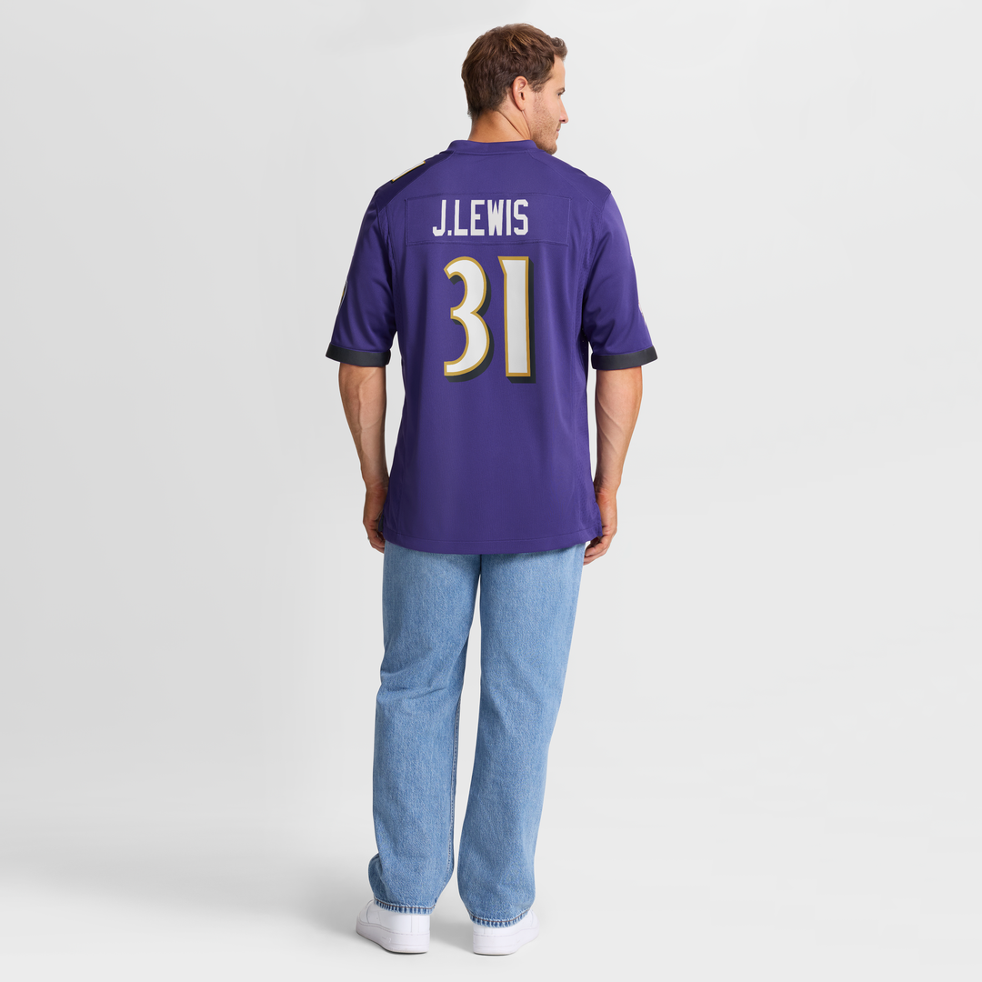 Baltimore Ravens Jamal Lewis Nike Game Retired Player Jersey - Purple