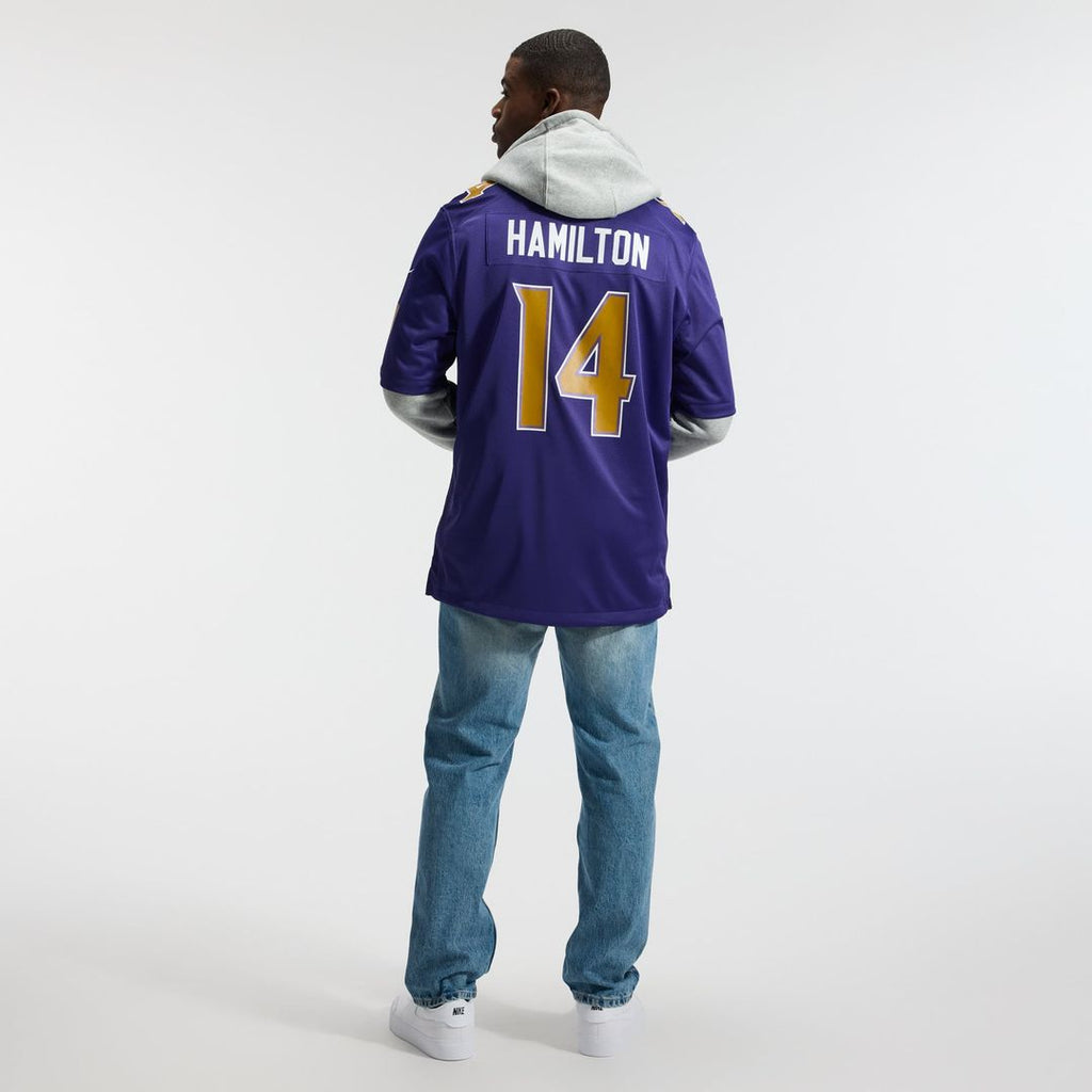 Baltimore Ravens Kyle Hamilton Nike Alternate Game Jersey - Purple