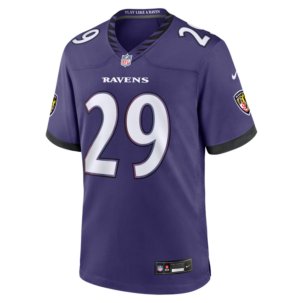 Baltimore Ravens Chandler Rivers Nike Team Game Jersey - Purple