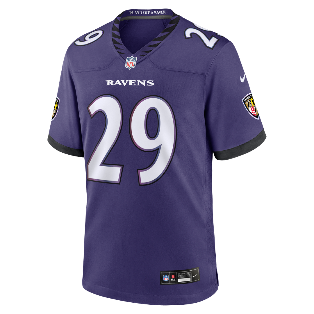 Baltimore Ravens Chandler Rivers Nike Team Game Jersey - Purple
