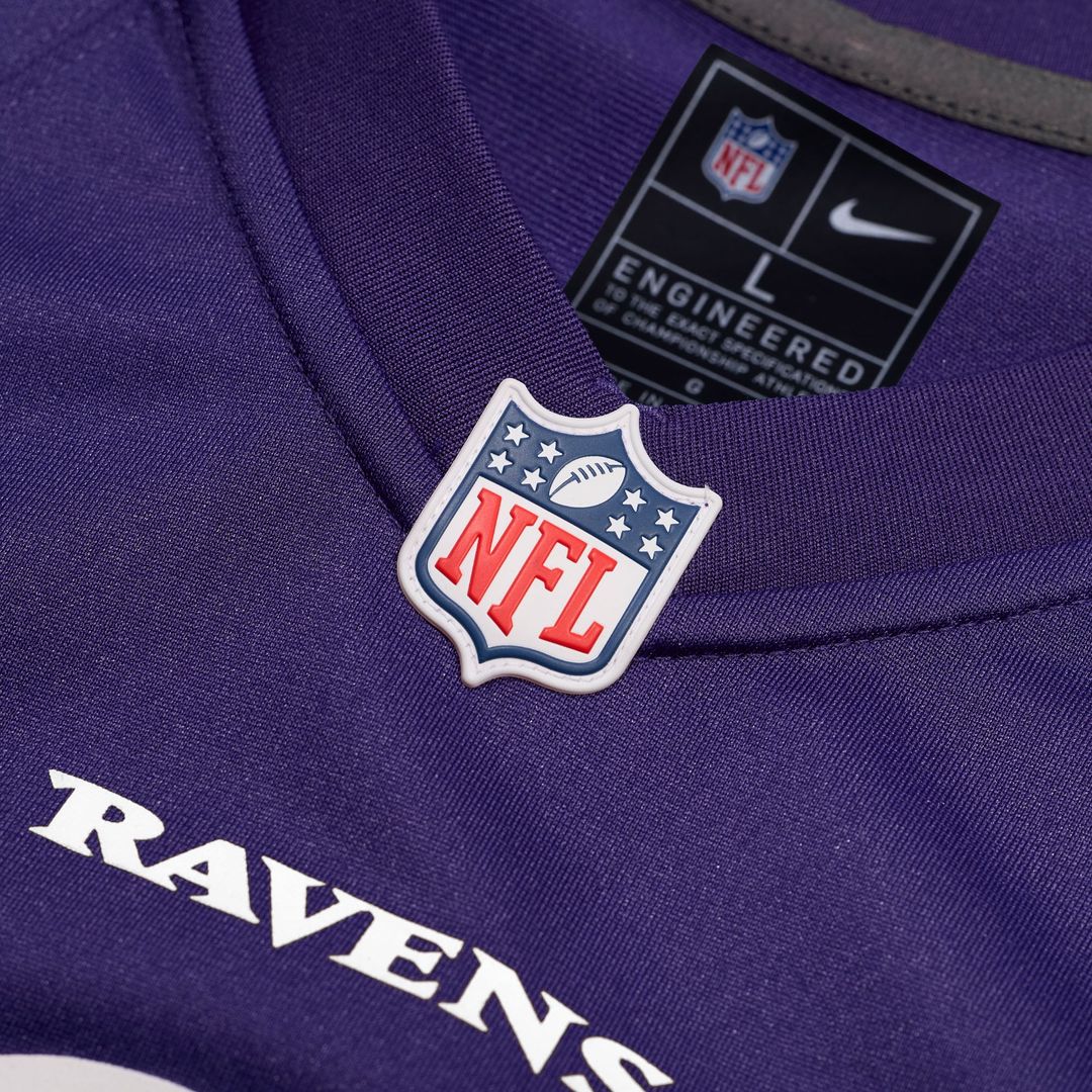 Baltimore Ravens Nick Moore Nike Game Jersey - Purple