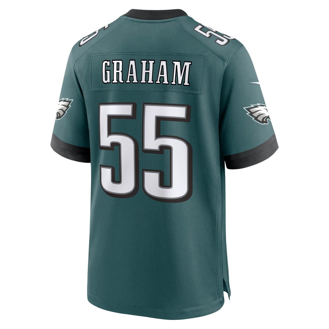 Philadelphia Eagles Brandon Graham Nike Team Game Jersey - Midnight Green