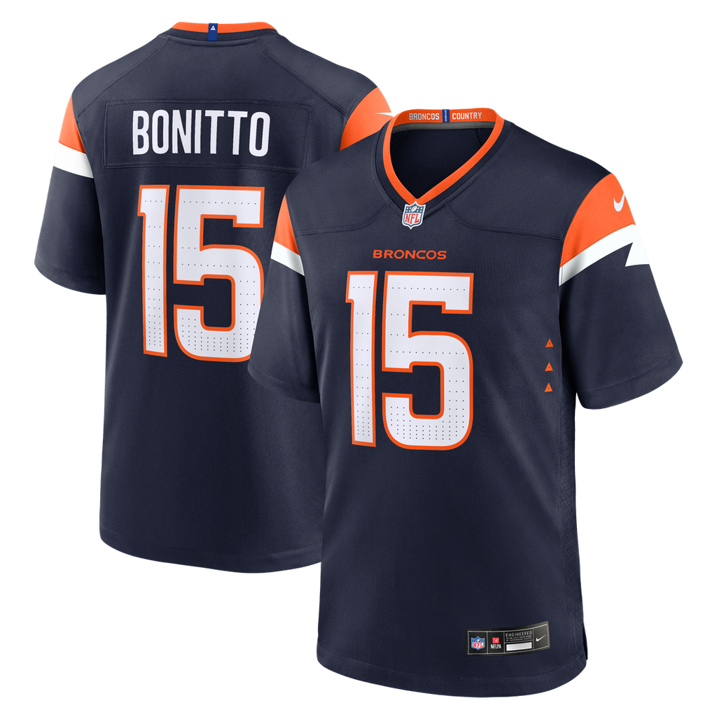 Denver Broncos Nik Bonitto Nike Alternate Game Jersey - Navy
