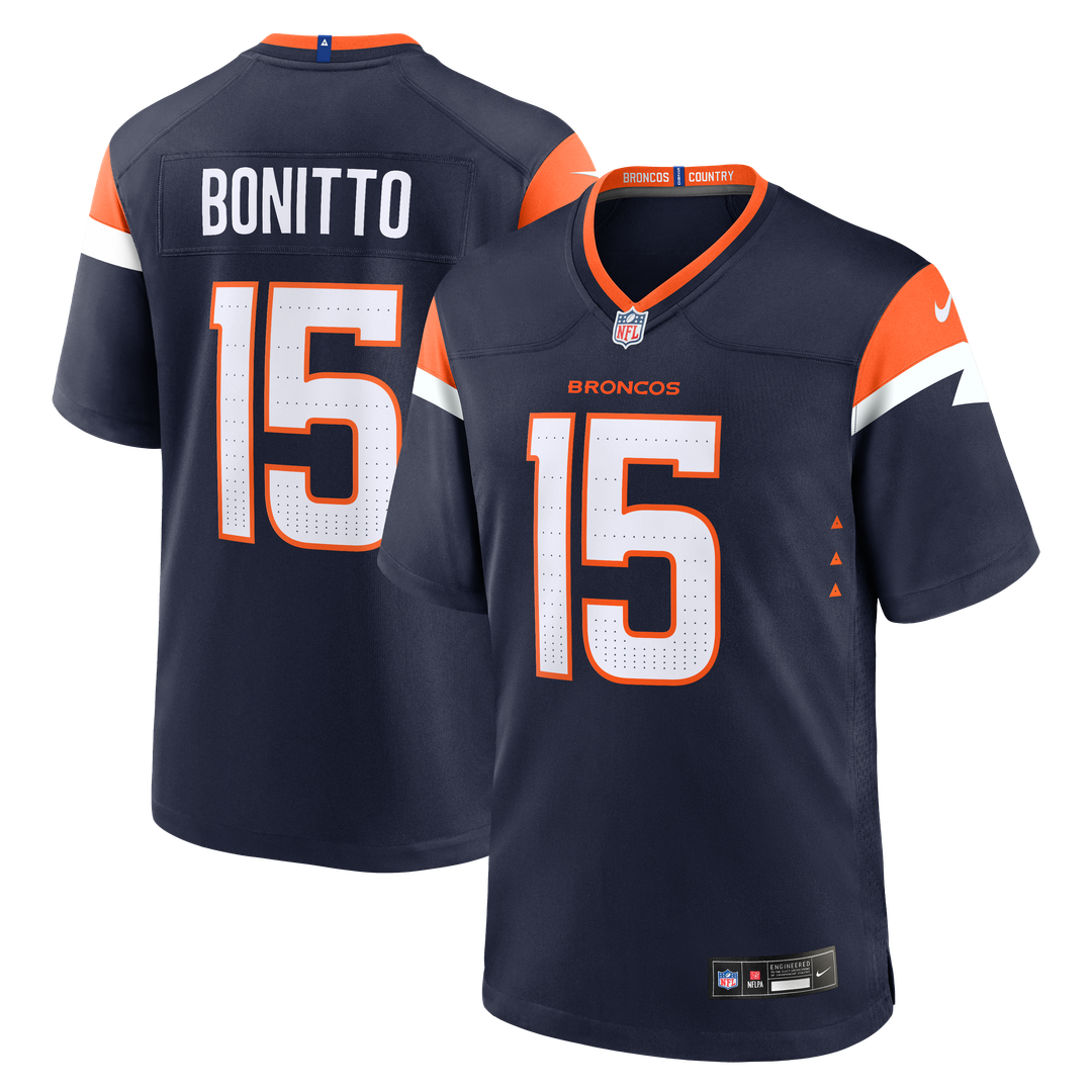 Denver Broncos Nik Bonitto Nike Alternate Game Jersey - Navy