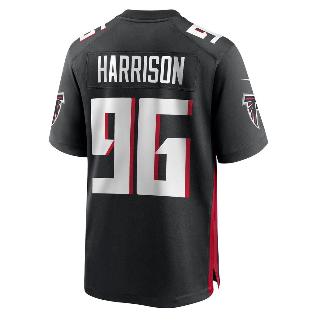 Atlanta Falcons Zach Harrison Nike Team Game Jersey - Black