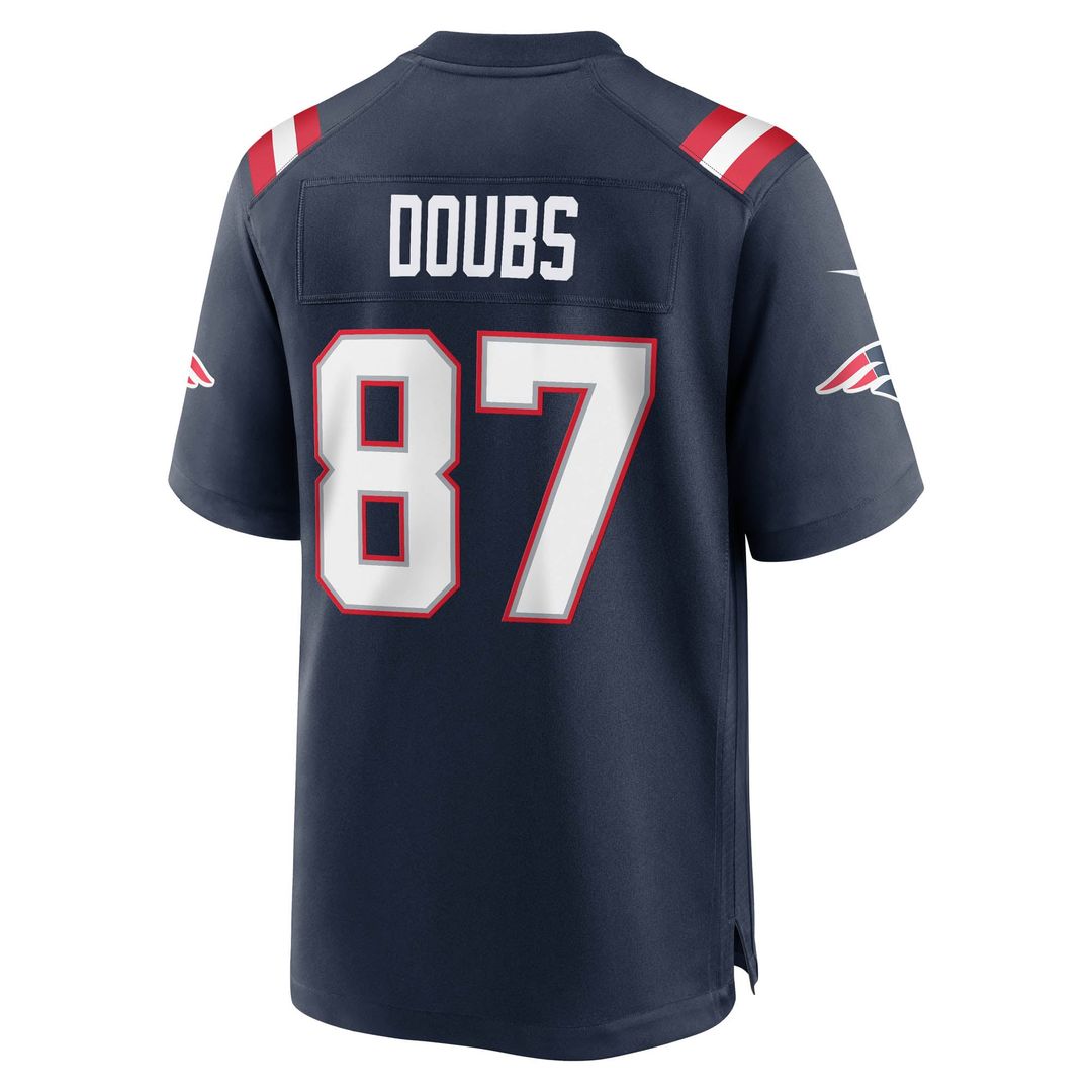 New England Patriots Romeo Doubs Nike Game Jersey - Navy