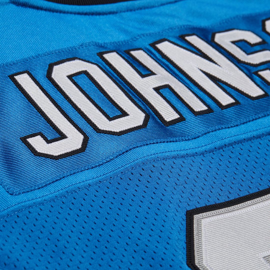 Detroit Lions Calvin Johnson Mitchell & Ness 2007 Authentic Throwback Jersey - Black