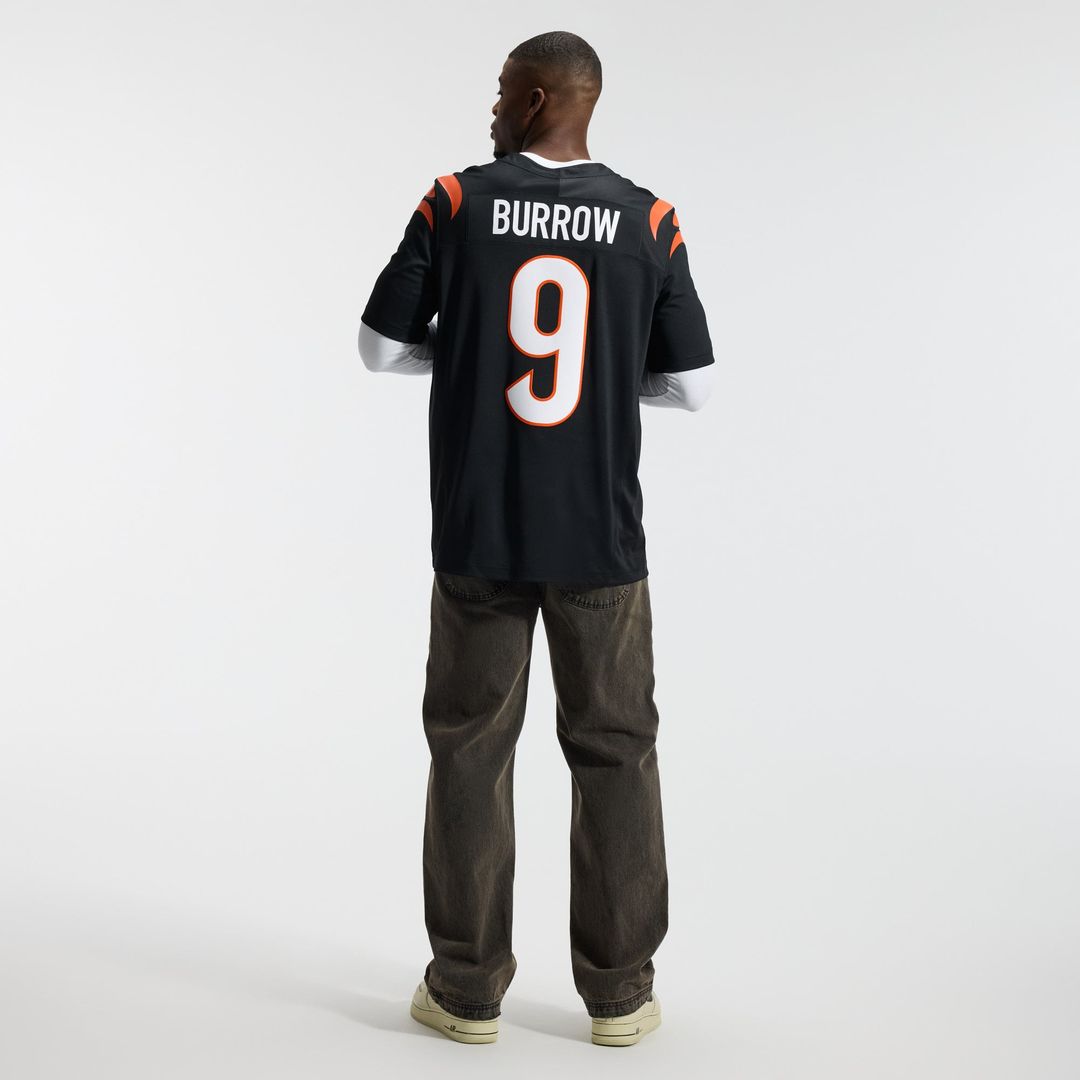 Cincinnati Bengals Joe Burrow Nike Alternate Vapor F.U.S.E. Stitched Limited Jersey - Orange