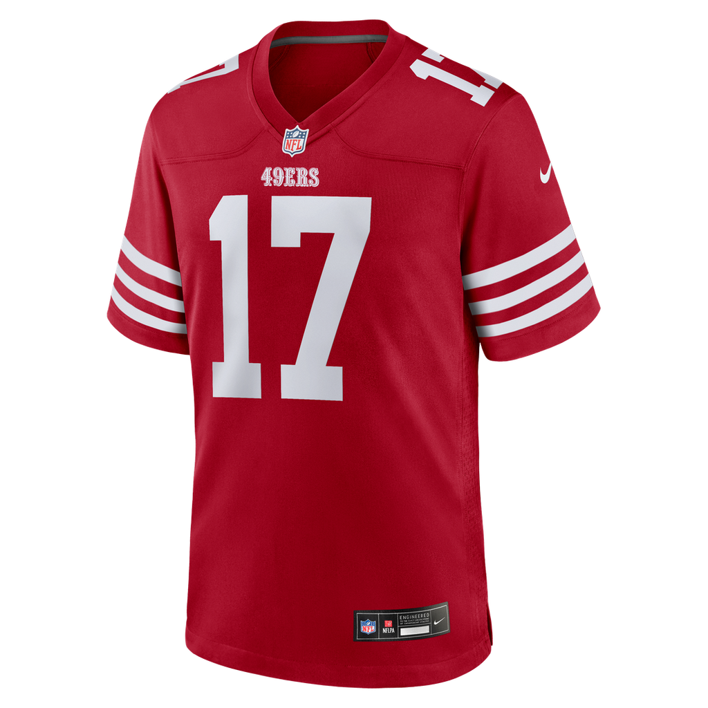 San Francisco 49ers Jordan Watkins Nike Team Game Jersey - Scarlet