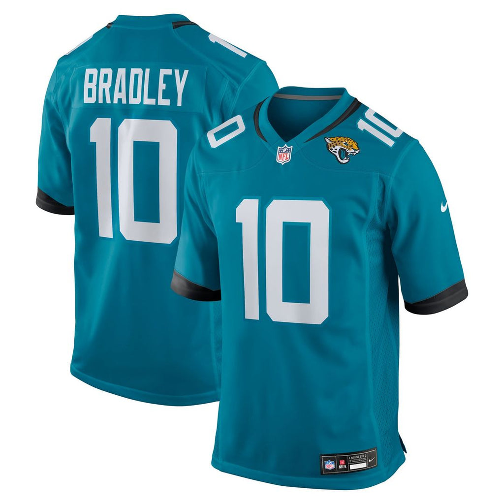 Jacksonville Jaguars Carter Bradley Nike Team Game Jersey - Teal