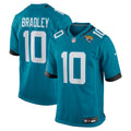 Jacksonville Jaguars Carter Bradley Nike Team Game Jersey - Teal
