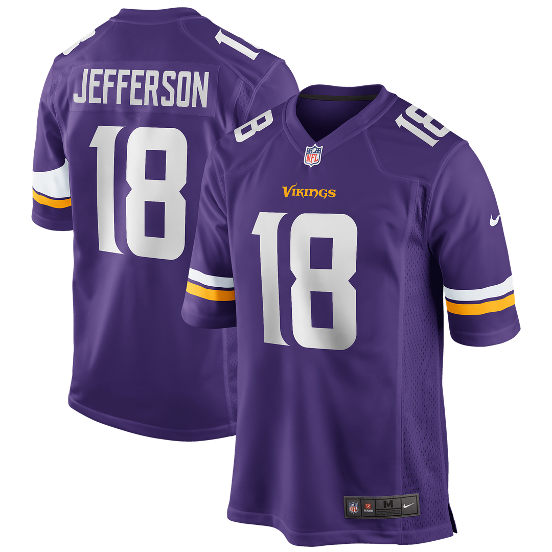 Minnesota Vikings Justin Jefferson Nike Player Game Jersey - Purple