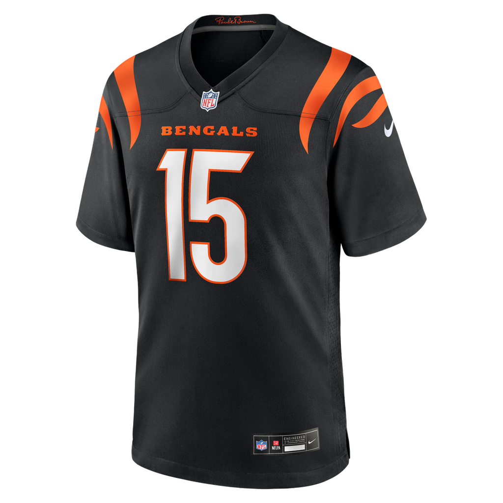 Cincinnati Bengals Charlie Jones Nike Team Game Jersey - Black