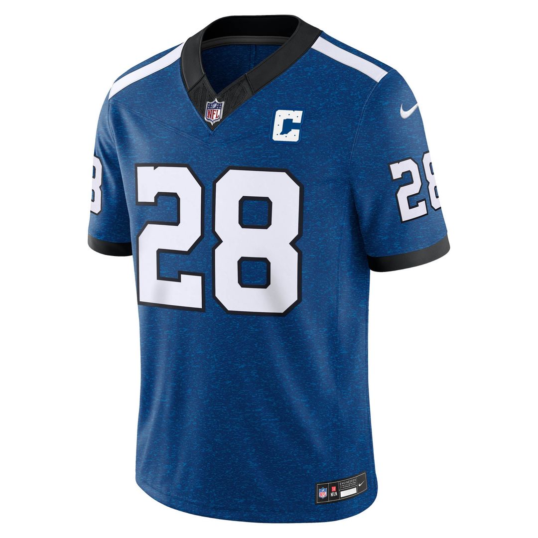 Indianapolis Colts Jonathan Taylor Nike Alternate Indiana Nights Vapor F.U.S.E. Stitched Limited Jersey - Royal