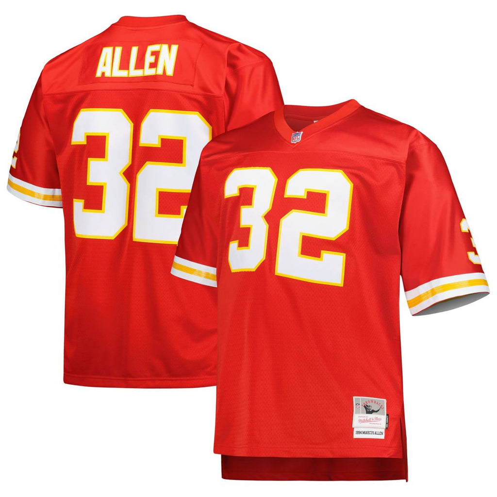 Kansas City Chiefs Marcus Allen Mitchell & Ness Big & Tall 1994 Retired Player Replica Jersey - Red