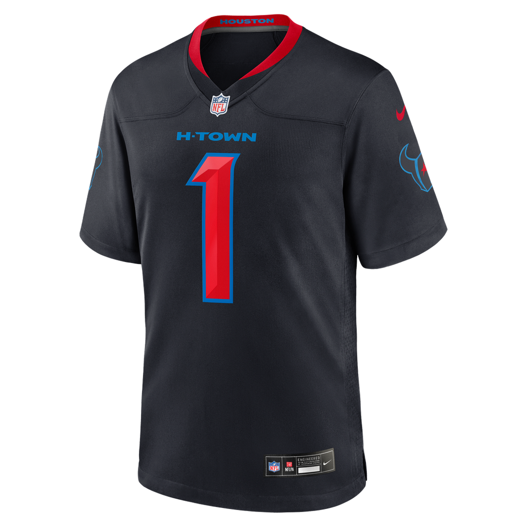 Houston Texans Tank Dell Nike Alternate Game Jersey - Navy