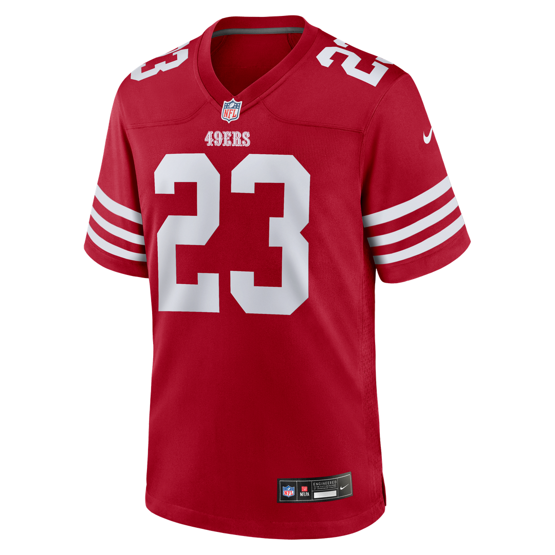 San Francisco 49ers Christian McCaffrey Nike Game Player Jersey - Scarlet