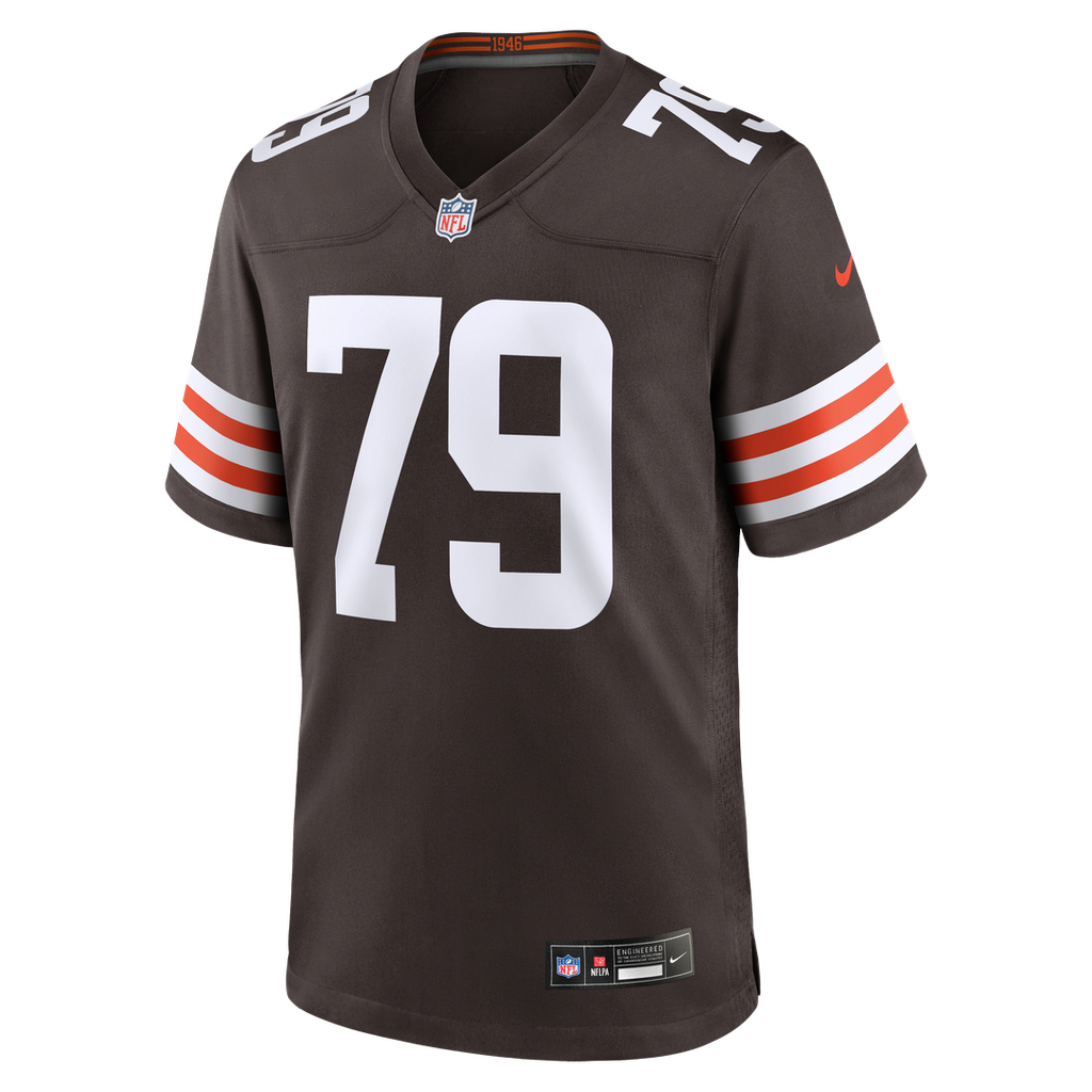 Cleveland Browns Dawand Jones Nike Team Game Jersey - Brown