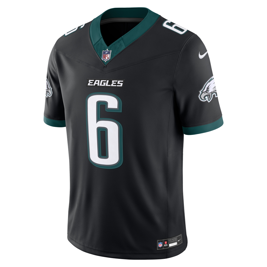 Philadelphia Eagles DeVonta Smith Nike Alternate Vapor F.U.S.E. Stitched Limited Jersey - Kelly Green