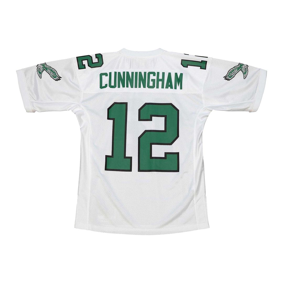 Philadelphia Eagles 1992 Randall Cunningham Mitchell & Ness Authentic Throwback Retired Player Jersey - White