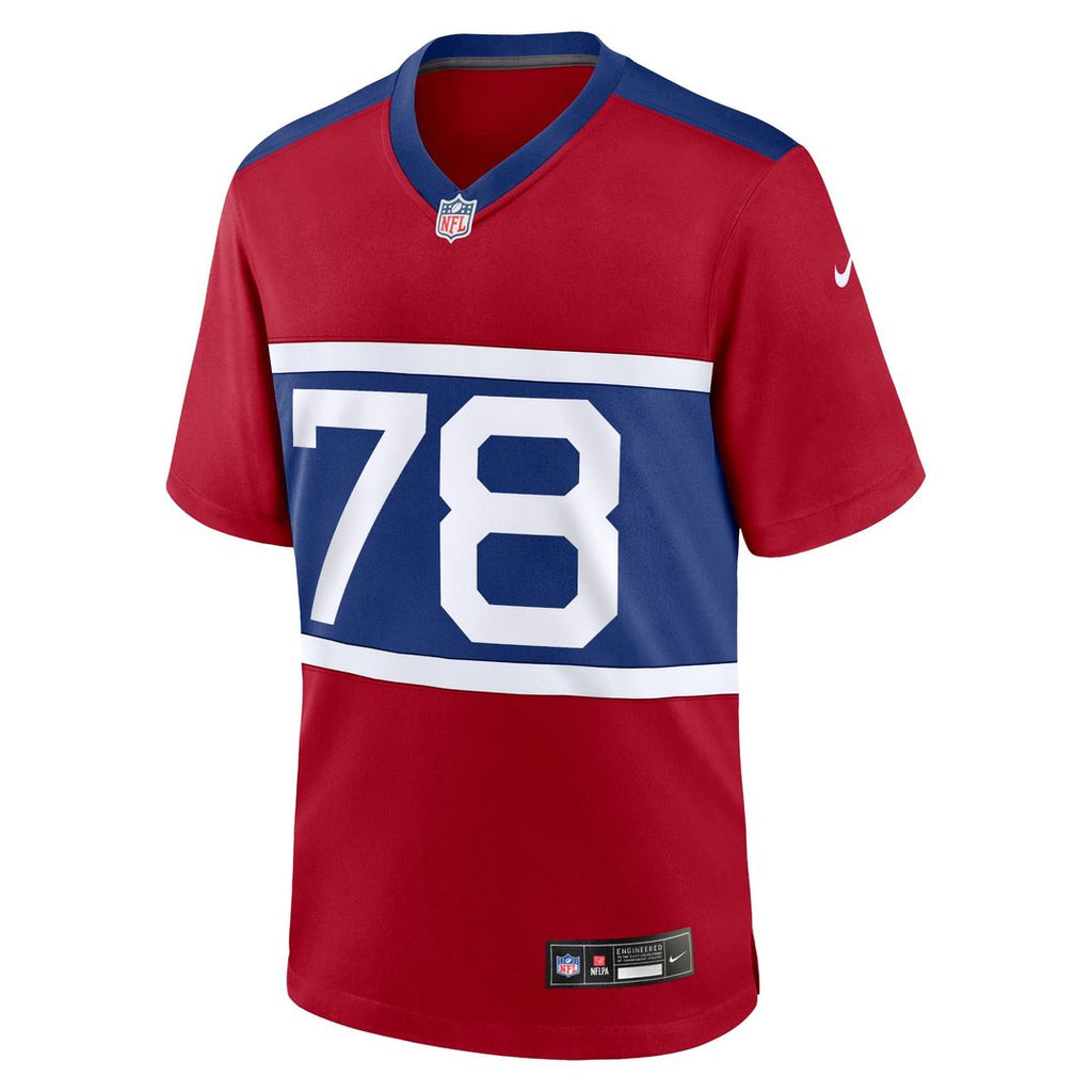 New York Giants Andrew Thomas Nike Alternate Player Game Jersey - Century Red