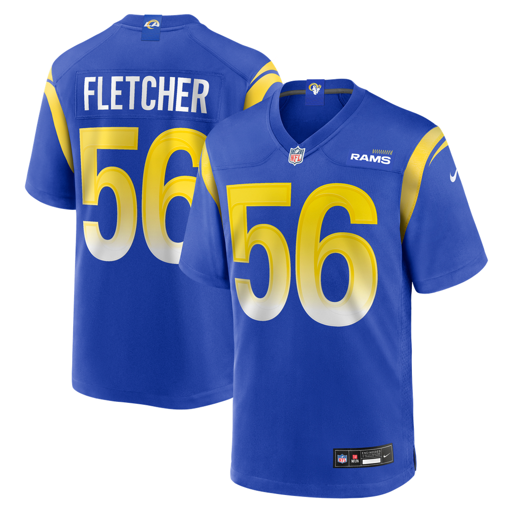 Los Angeles Rams London Fletcher Nike Game Retired Player Jersey - Royal