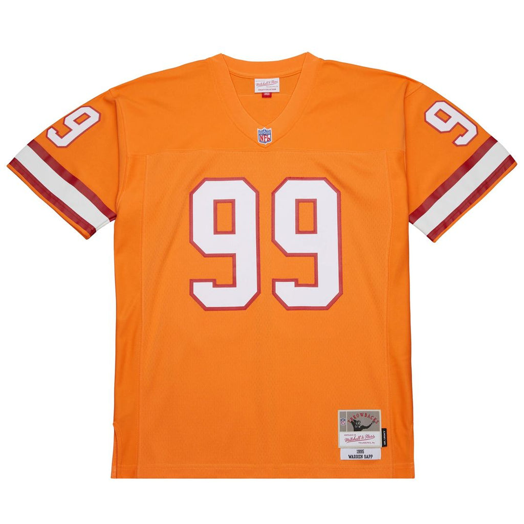 Tampa Bay Buccaneers Warren Sapp Mitchell & Ness 1995 Legacy Replica Jersey - Orange