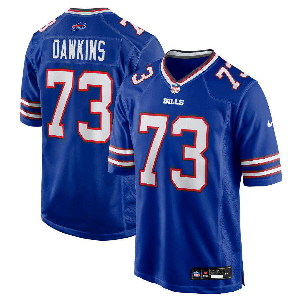 Buffalo Bills Dion Dawkins Nike Game Player Jersey - Royal
