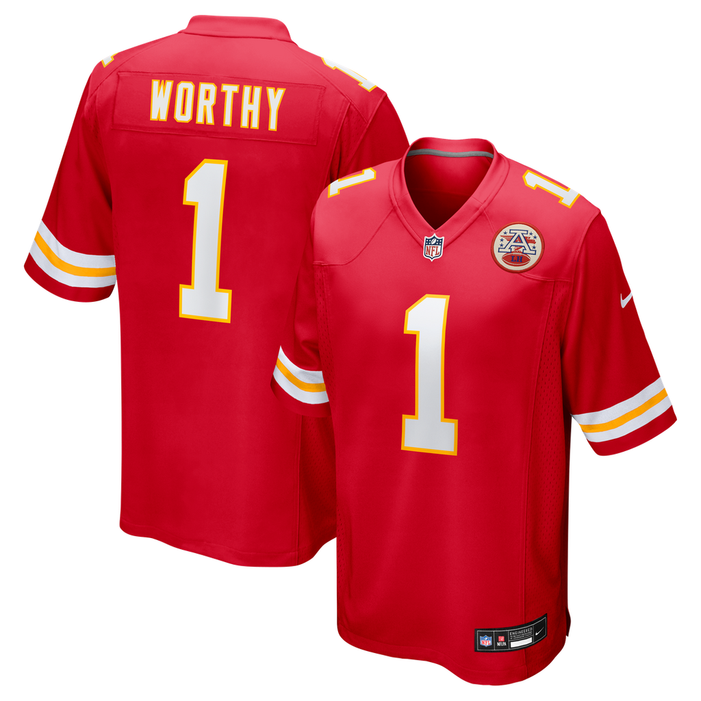 Kansas City Chiefs Xavier Worthy Nike Player Game Jersey - Red