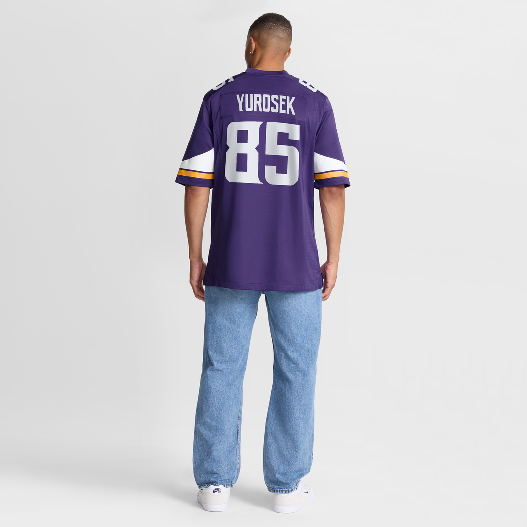 Minnesota Vikings Ben Yurosek Nike Team Game Jersey - Purple