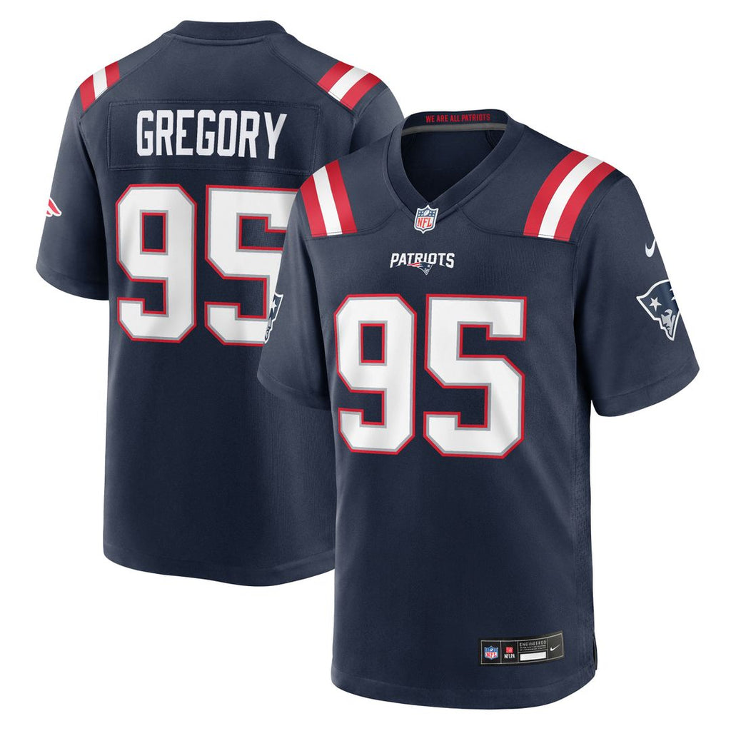 New England Patriots Eric Gregory Nike Team Game Jersey - Navy