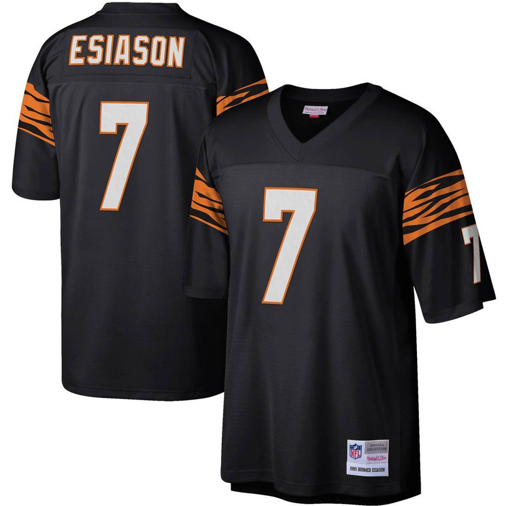 Cincinnati Bengals Boomer Esiason Mitchell & Ness Legacy Replica Jersey - Black