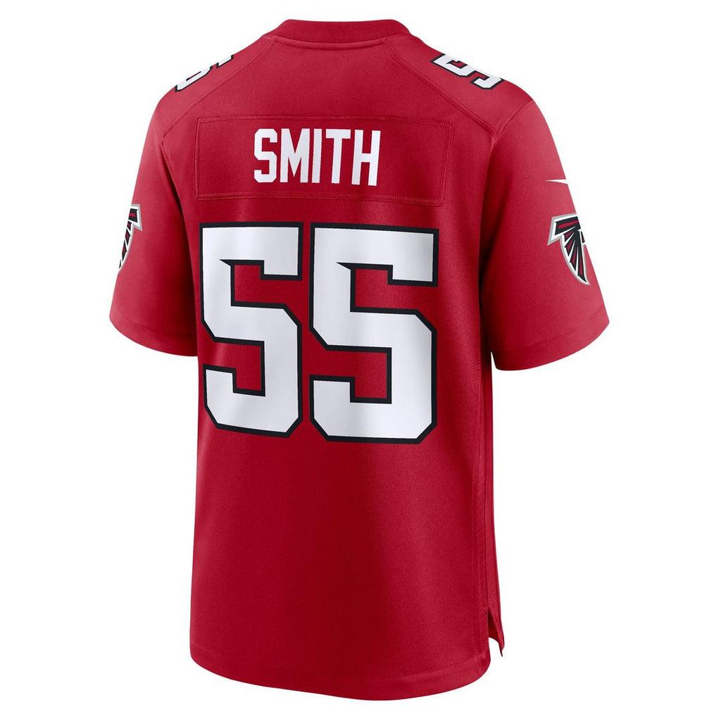 Atlanta Falcons Za'Darius Smith Nike Team Game Jersey - Red