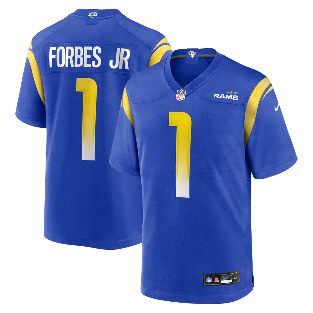Los Angeles Rams Emmanuel Forbes Jr. Nike Team Game Jersey - Royal