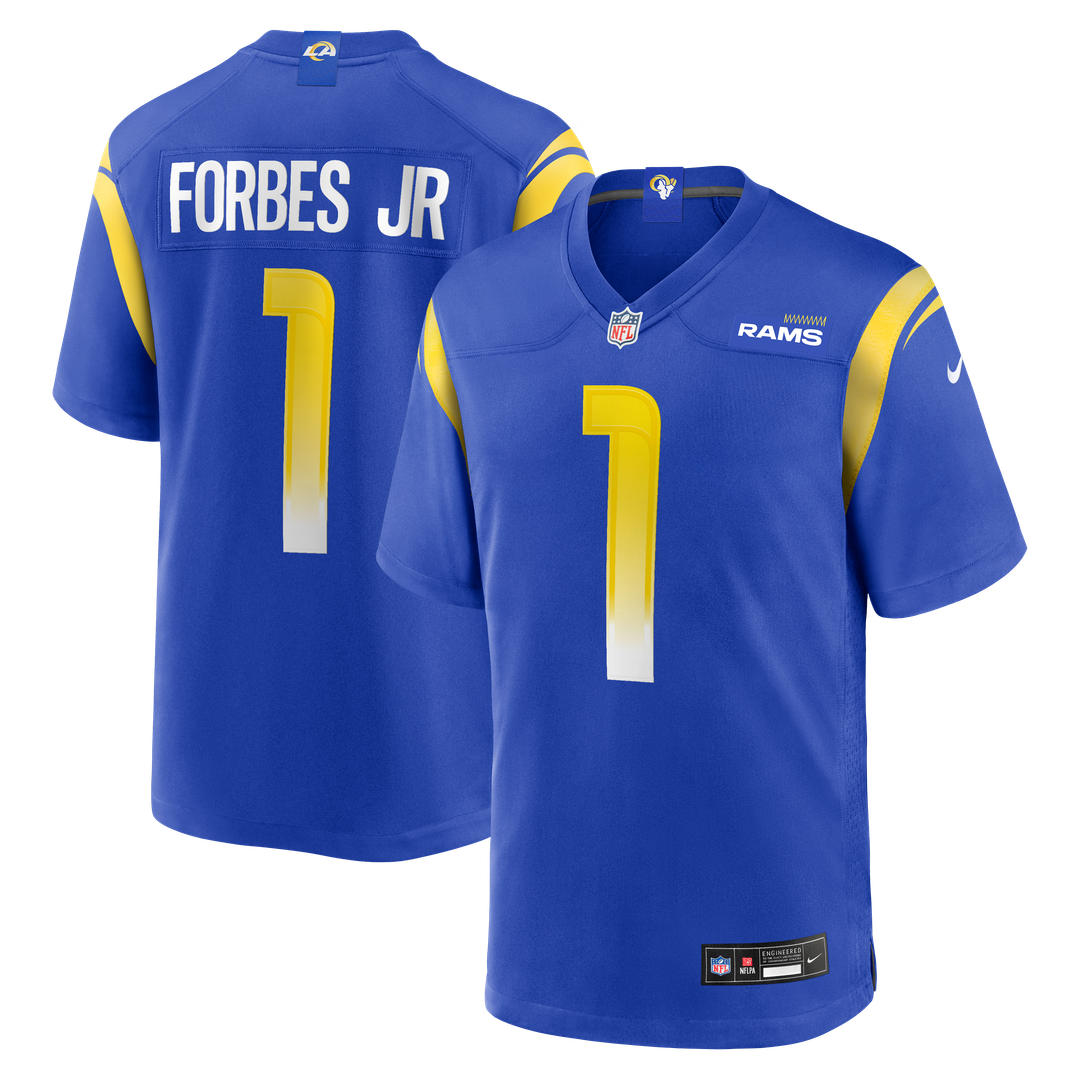 Los Angeles Rams Emmanuel Forbes Jr. Nike Team Game Jersey - Royal