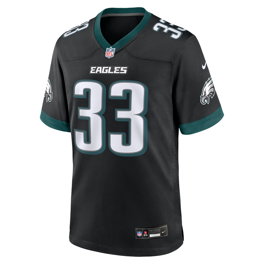Philadelphia Eagles Cooper DeJean Nike Alternate Game Jersey - Black