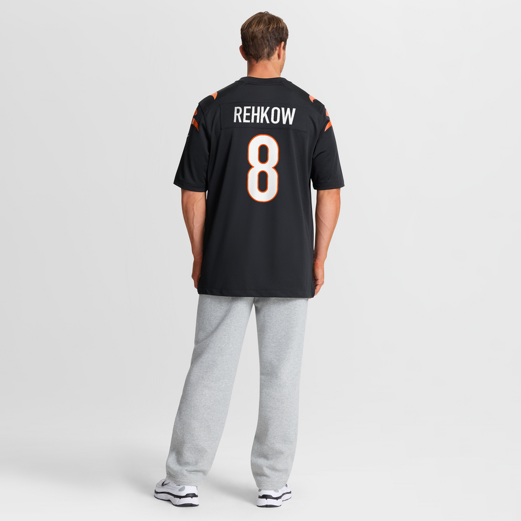Cincinnati Bengals Ryan Rehkow Nike Game Jersey - Black