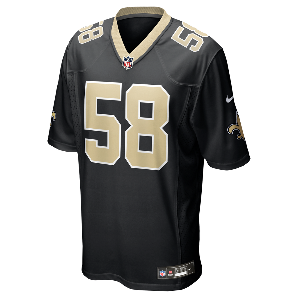 New Orleans Saints Chris Rumph II Nike Team Game Jersey - Black