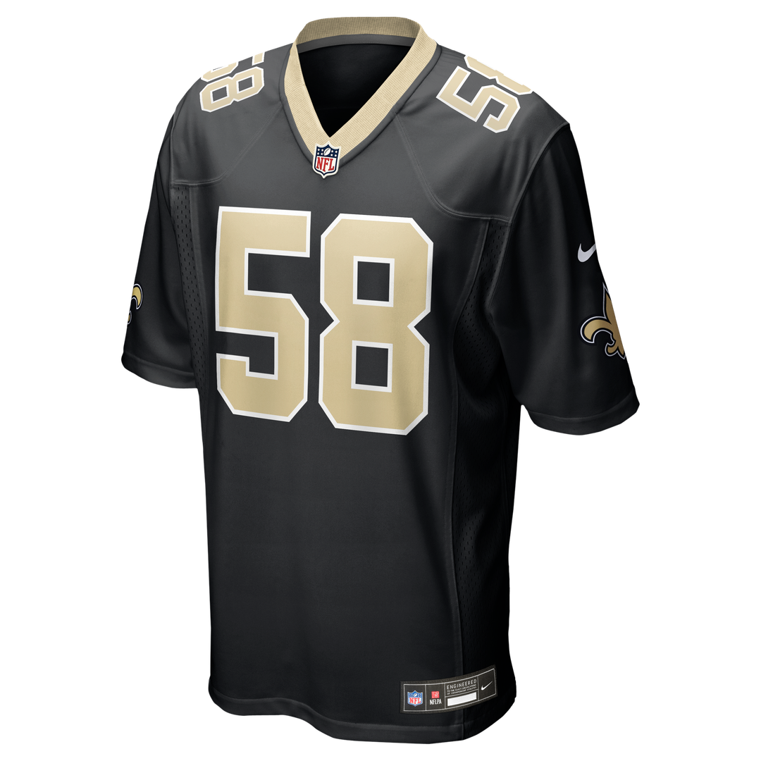 New Orleans Saints Chris Rumph II Nike Team Game Jersey - Black