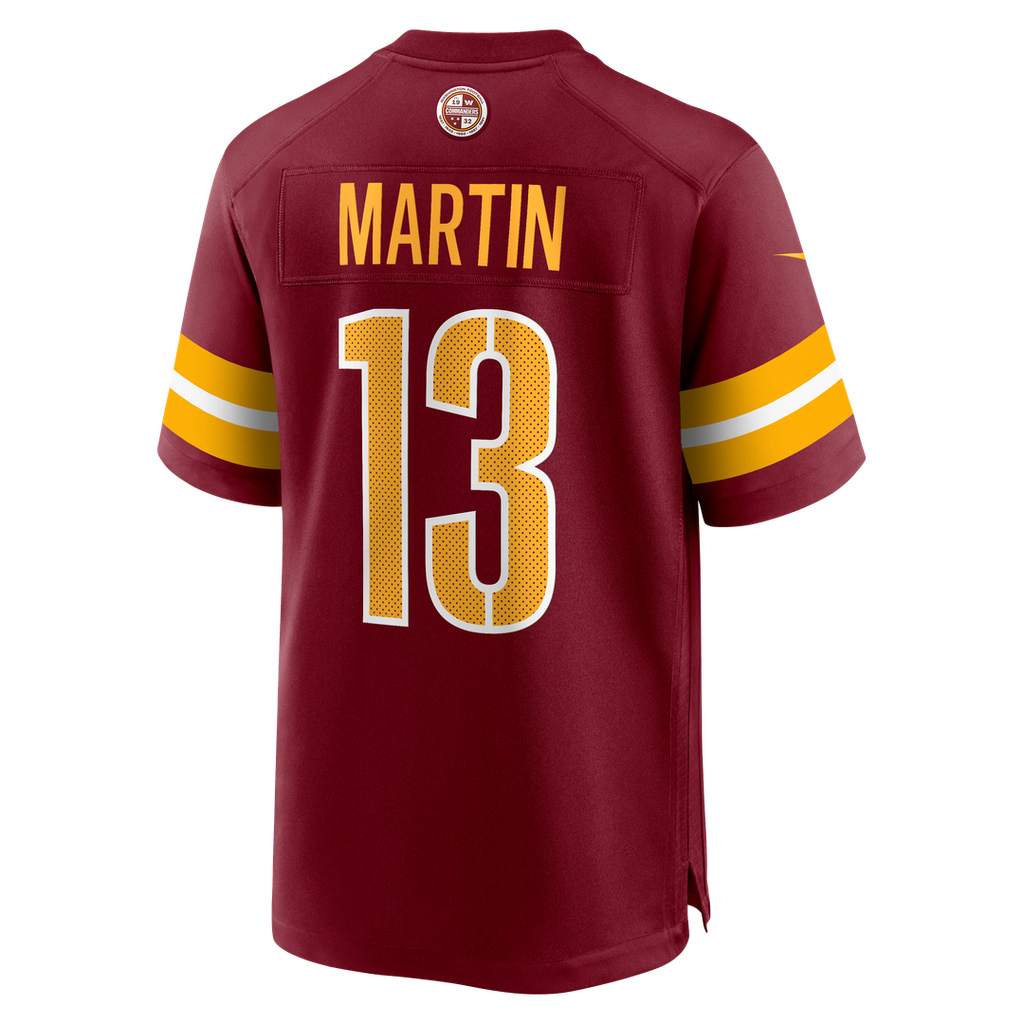 Washington Commanders Tay Martin Nike Team Game Jersey - Burgundy