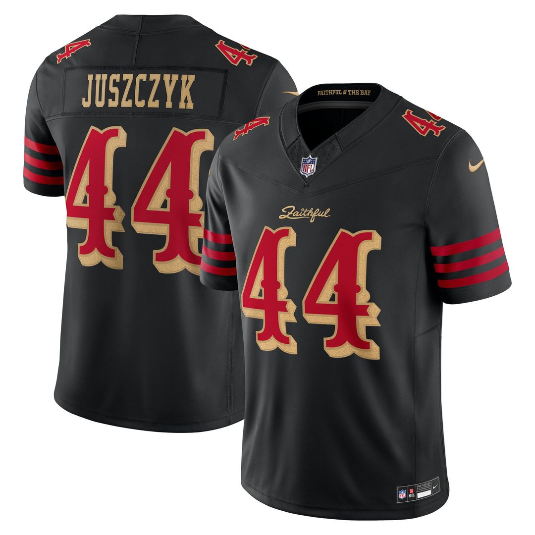 San Francisco 49ers Kyle Juszczyk Nike Rivalries Collection Stitched Limited Jersey - Black