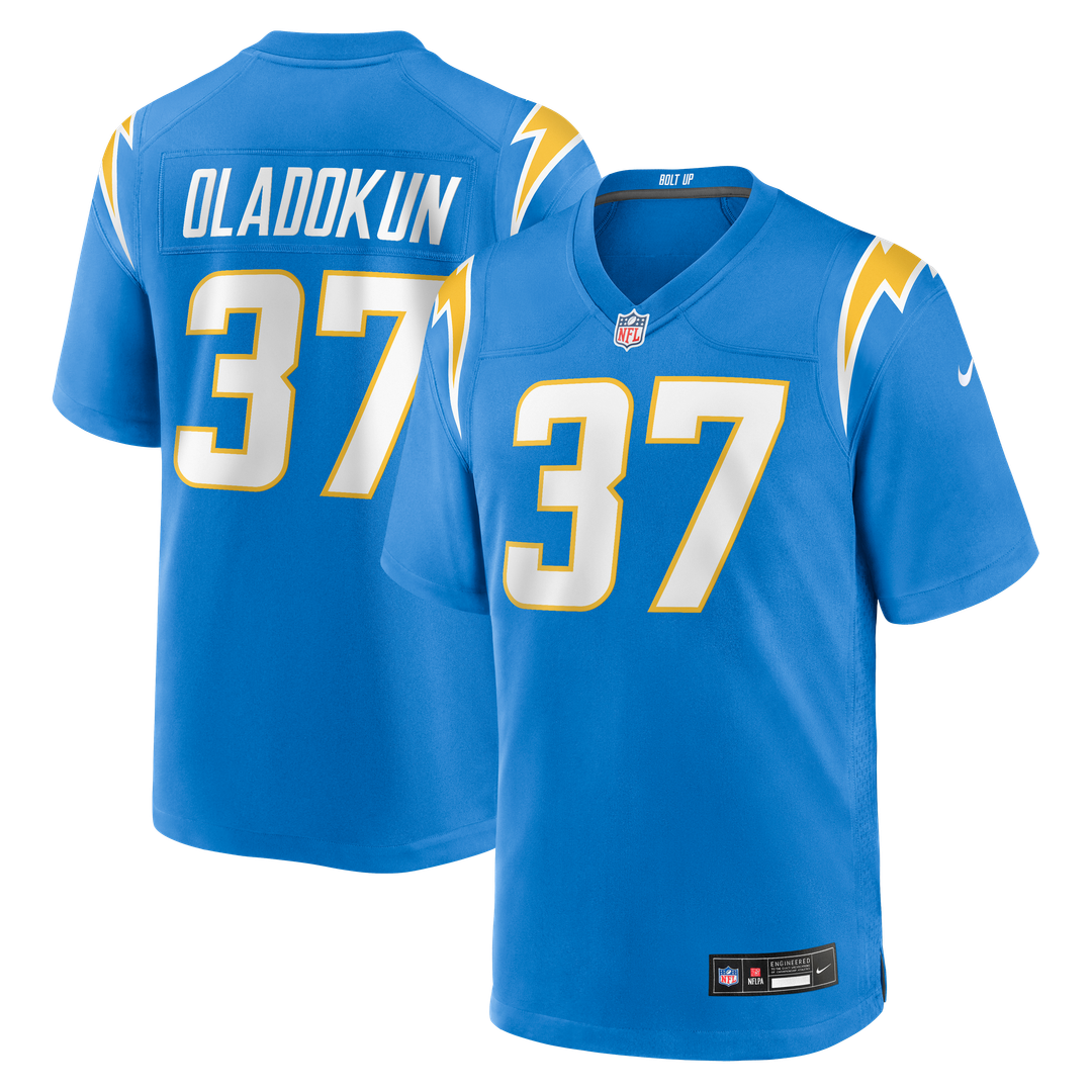 Los Angeles Chargers Jordan Oladokun Nike Team Game Jersey - Powder Blue