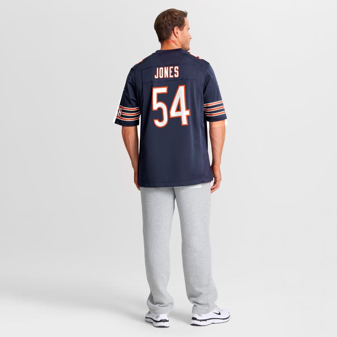 Chicago Bears Logan Jones Nike Team Game Jersey - Navy