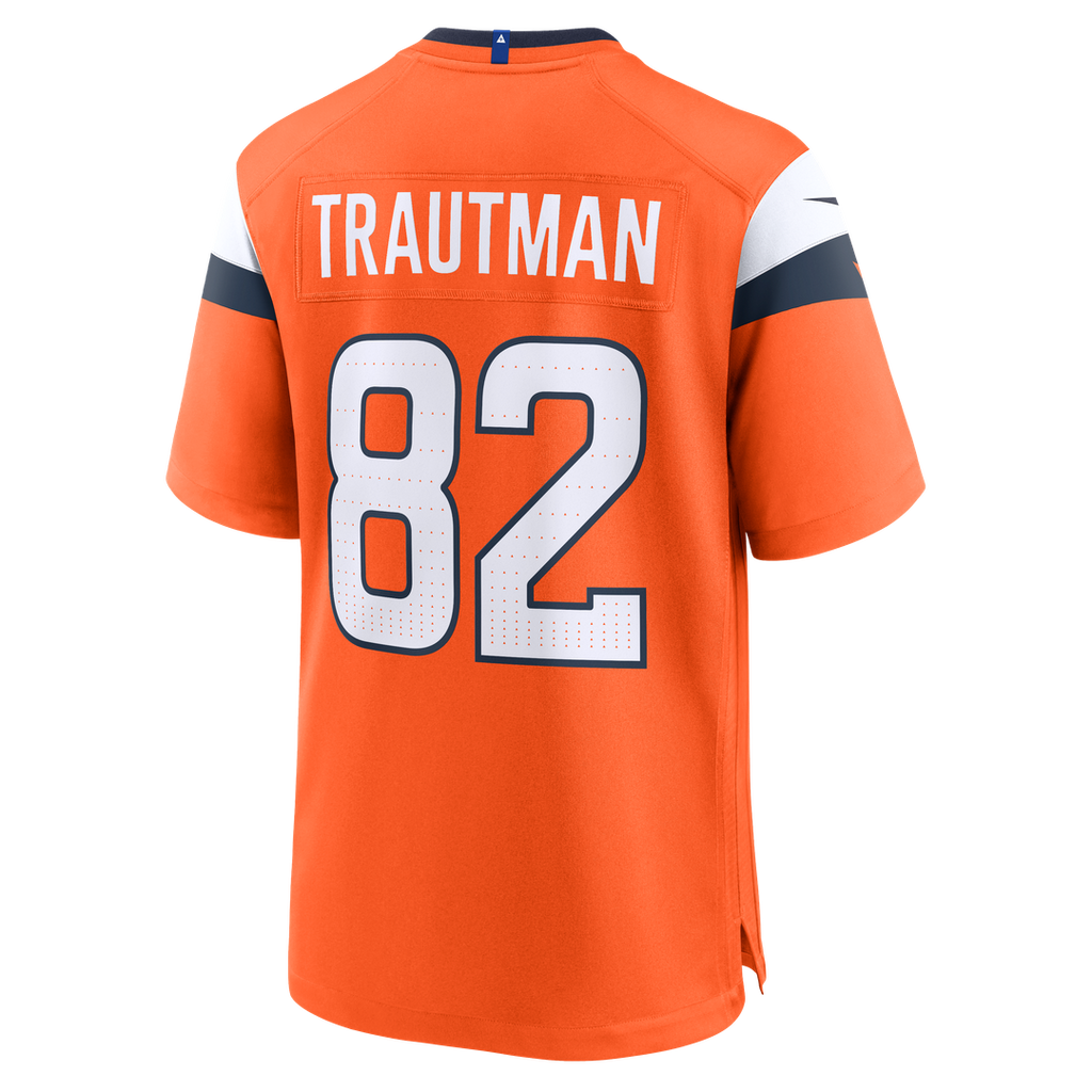 Denver Broncos Adam Trautman Nike Team Game Jersey - Orange