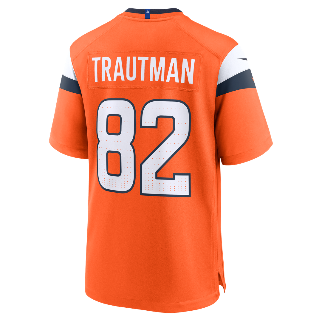 Denver Broncos Adam Trautman Nike Team Game Jersey - Orange